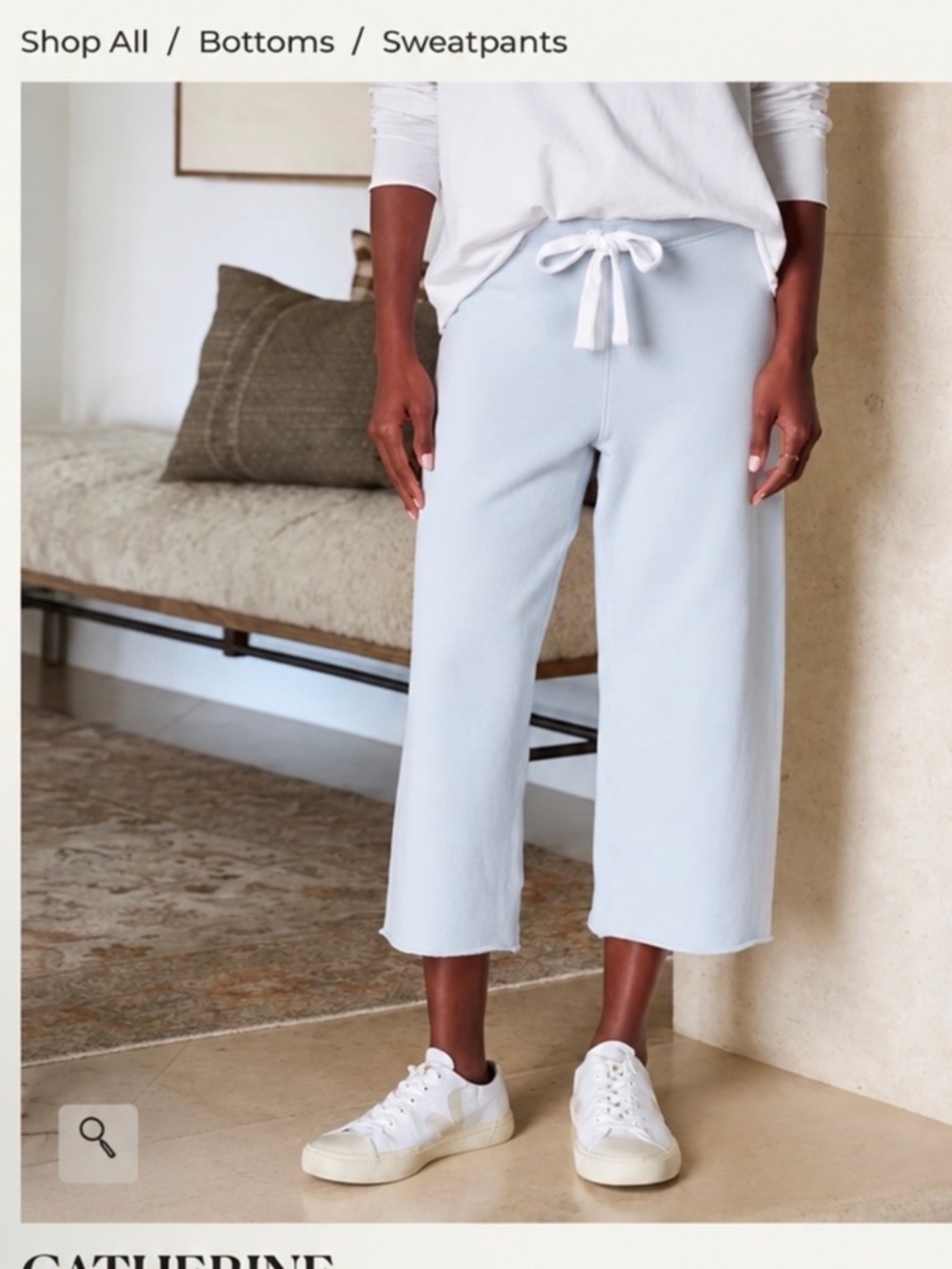 Frank & Eileen Catherine Sweatpants in Ice Blue Size M